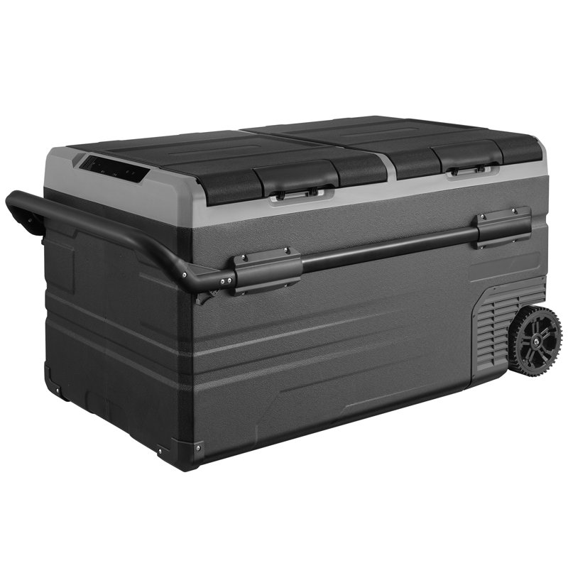 Compact White Dual Zone Portable RV Refrigerator Freezer