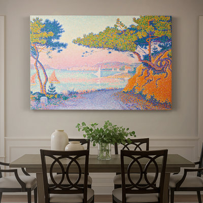 Golfe-Juan-Paul Signac-Toile tendue avec châssis-1896