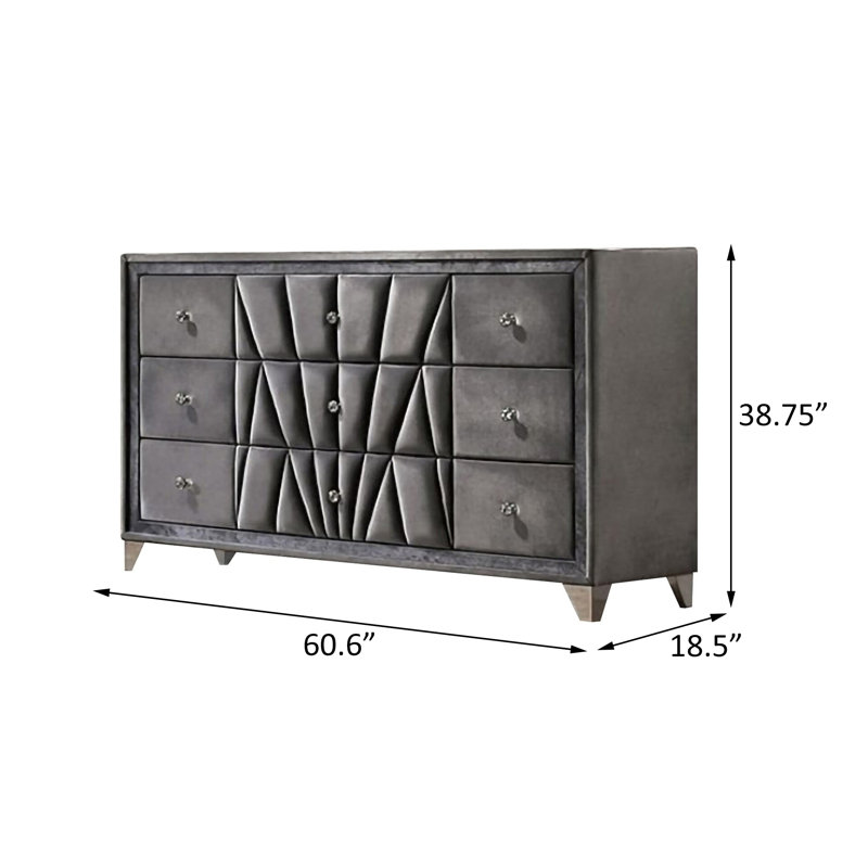 Commode, gris, Gris