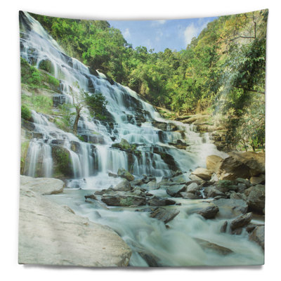 Photographie de paysage maeyar waterfall tapisserie