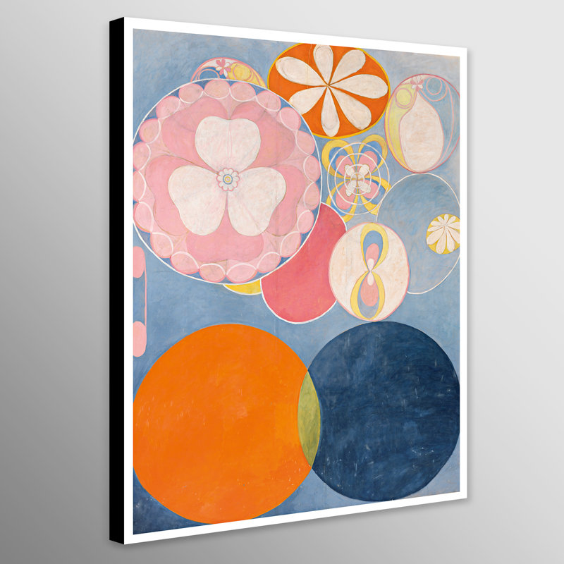 The Ten Largest No.2 by Hilma AF Klint - Wrapped Canvas Print, 117cm H x 81cm W x 4cm D