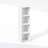 Furinno Reed 4-Tier Open Shelf Multipurpose Closet & Clothing Storage, Storage Organizer, White-108207296-137137880