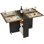 Kaviyon Manufactured Oak Trestle Dining Table Folding Dining