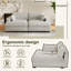 Canapé-lit modulaire avec accoudoirs et coussins Bentur-1821109345