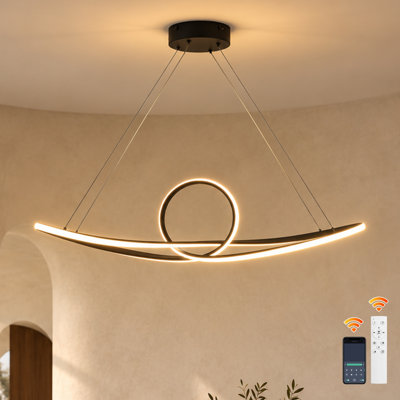 1 - Light Linear Integrated LED Chandelier