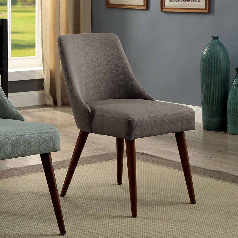 Eady Upholstered Side Chair, Gray
