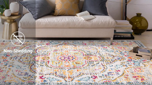 Noori Rug Webster Low-Pile Greg Rug - 7'10 x 10'0 - Blue/Ivory