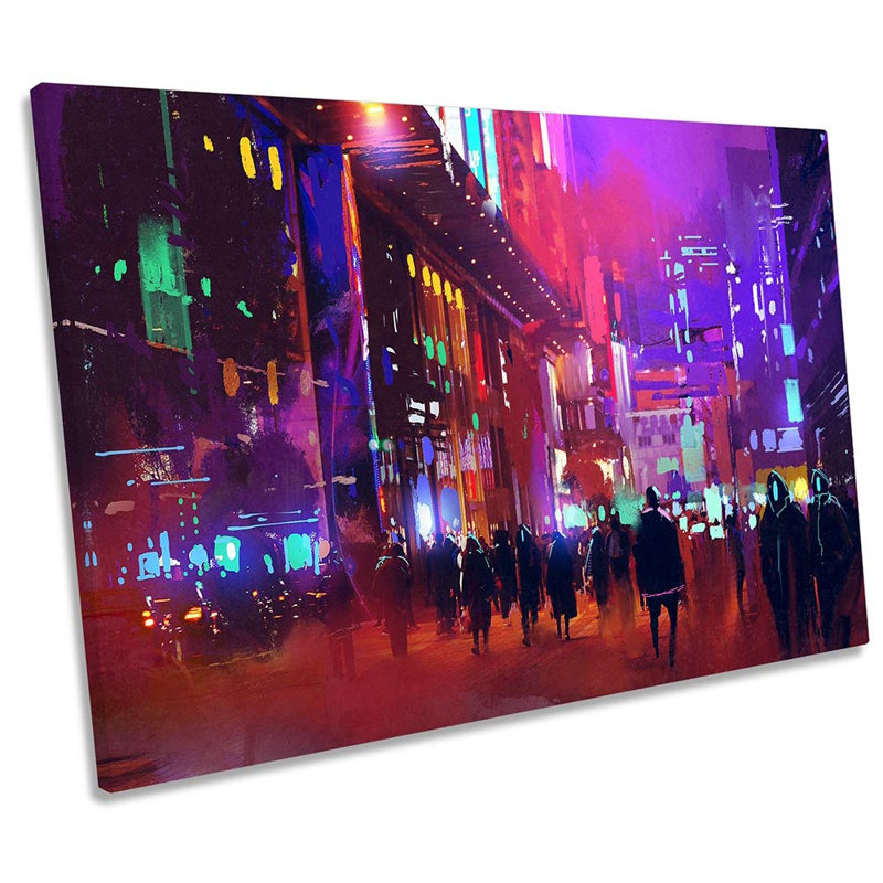 Urban Street Abstract - Wrapped Canvas Print, 50.8cm H x 76.2cm W