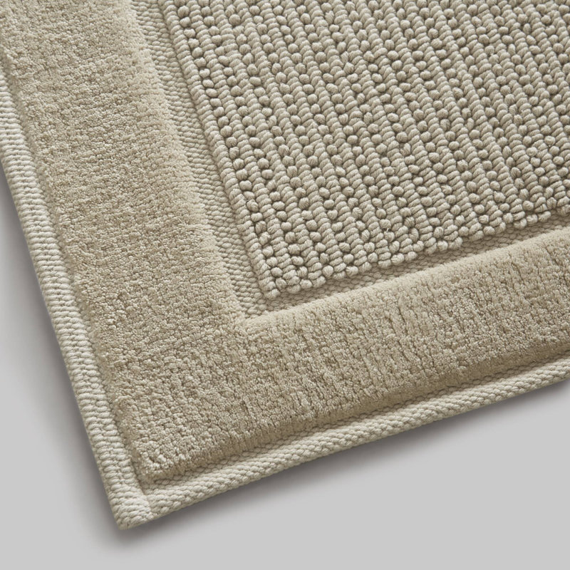 Tapis pour salle de bain 100% coton Sanctuary, 20x32", Natural