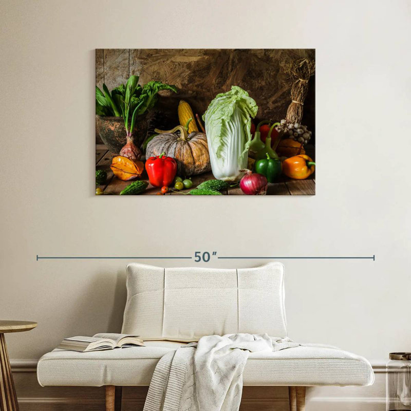 Yarlin Vegetables, 26" H x 39" W