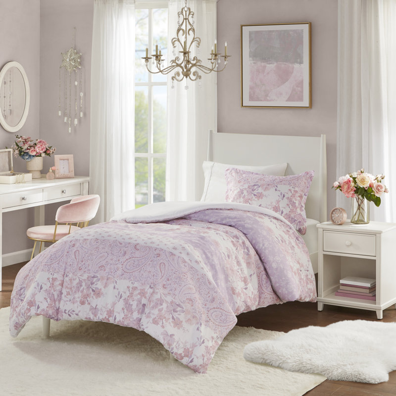 Ensemble de housse de couette Oliena, Housse de couette simple / simple TG et 1 taie dé