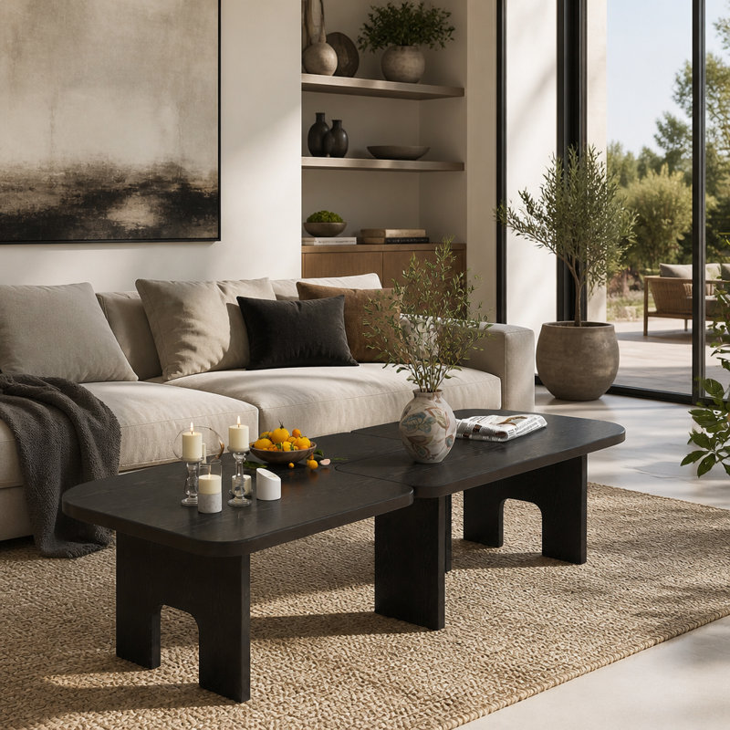 Ensemble de tables basses gigognes Modern Modern