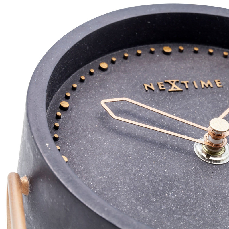 Horloge de table 7 pouces "Cross", Noir