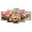 Pink Grey Hydrangea Country Charm I - Hydrangea Wall Art Set