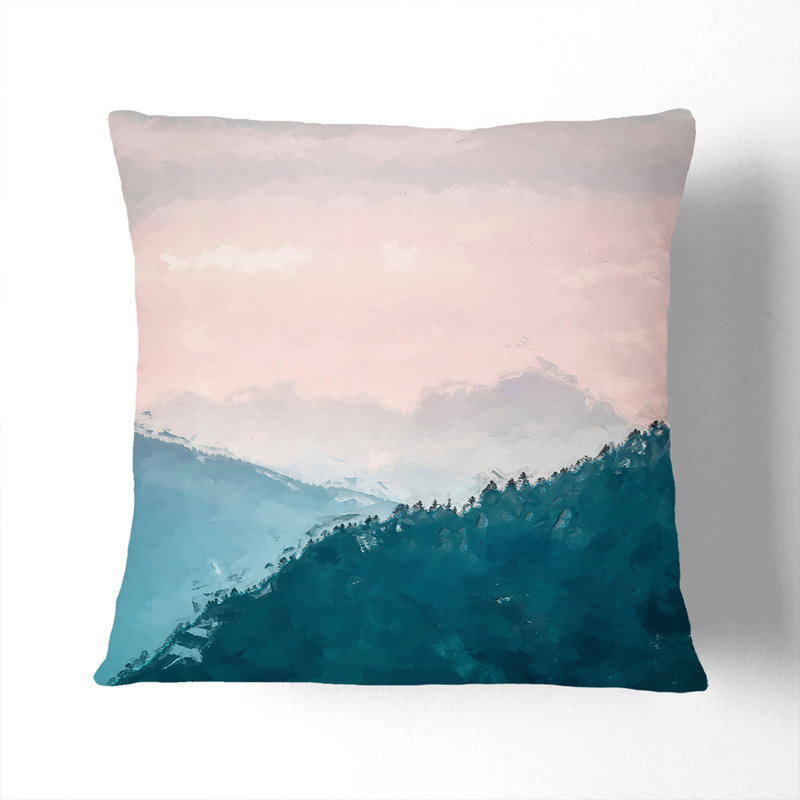 Abstract Square Cushion, 40cm H x 40cm W x 15cm D