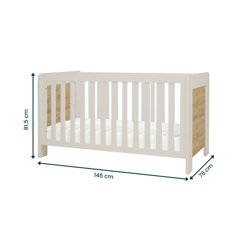 Alba Cot Bed, Beige