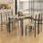 Casiano 4 - Person Four Leg Dining Set-32483242-32483243