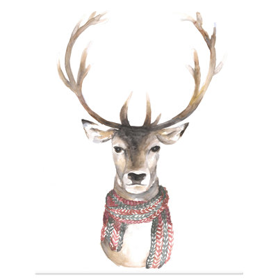 " Reindeer With Scarf "