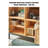 Handwoven Rattan White Ash Wood Storage Bookcase