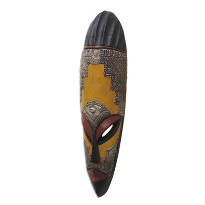 Décoration murale masque homme fort