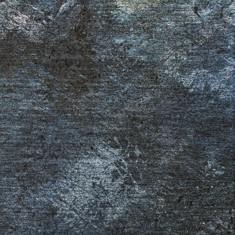 Tapis à poil long de qualité supérieure lavable à la machine ADS590, Blue, 9' x 12'