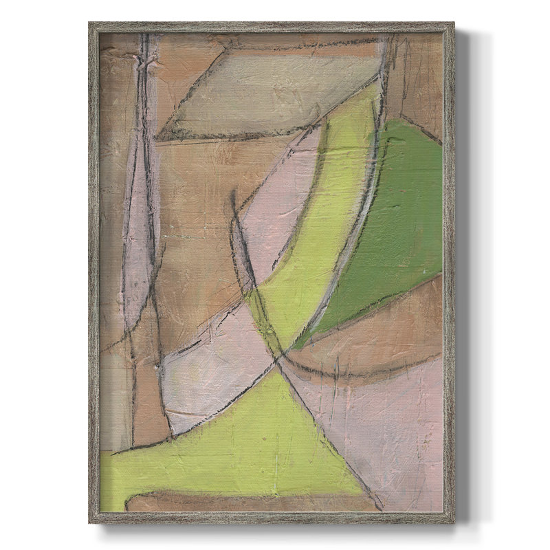 «Many Layers II», reproduction encadrée - bois massif, H 11 po x l 9 po