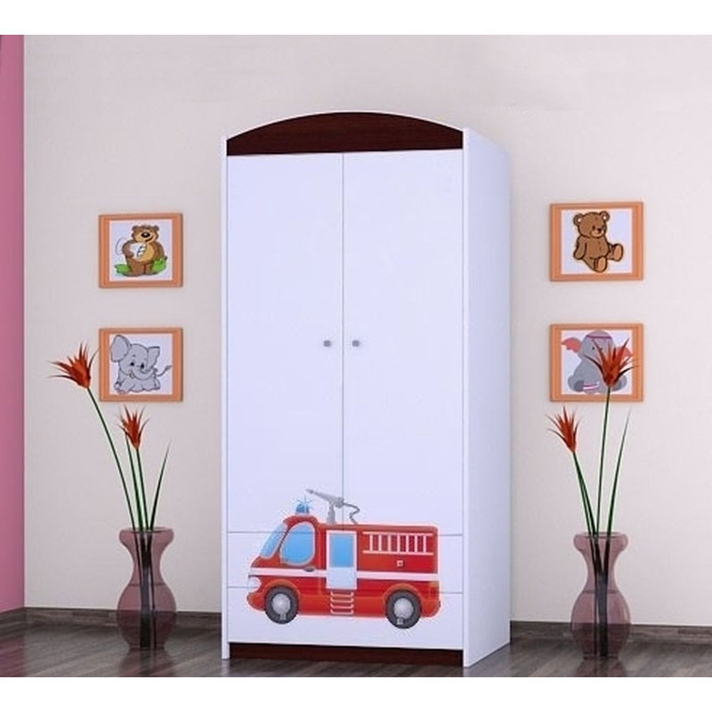 Brenner 2 Door Wardrobe, Black
