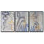 Linx I - Ensemble de 3 cadres flottants sur toile-97812036-97812037