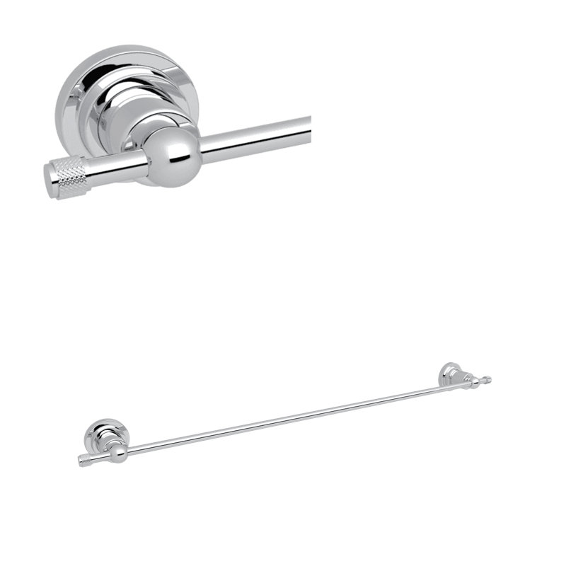 Campo™ 24" Towel Bar, Polished Chrome, 2.08" H x 26.09" L x 2.36" D