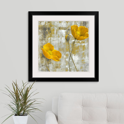 «Yellow Flowers I» par Carol Black, reproduction d'art