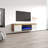 Floating 70.9" Modern TV Stand with Electric Fireplace, High Gloss Finish, Wall-Mounted-71337405
