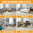 Cozy Plush Non-Slip Rubberback Soft Cream Indoor Bedroom, Living Room Area Rug-347237031-347237030