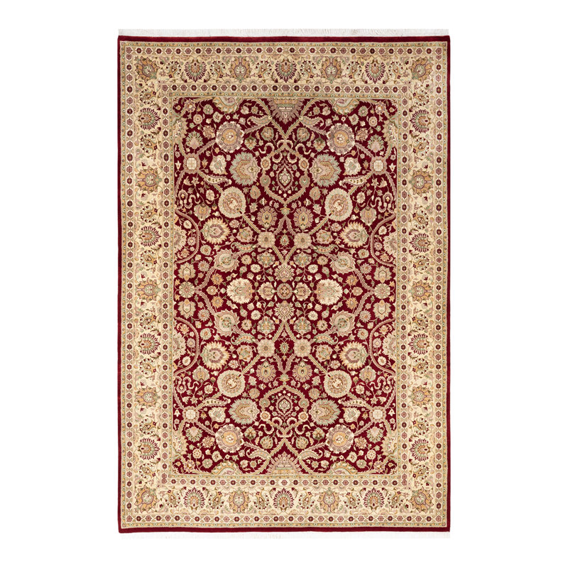 Classic One-of-a-Kind 6' 1" X 9' 3" Hand Knotted Area Rug