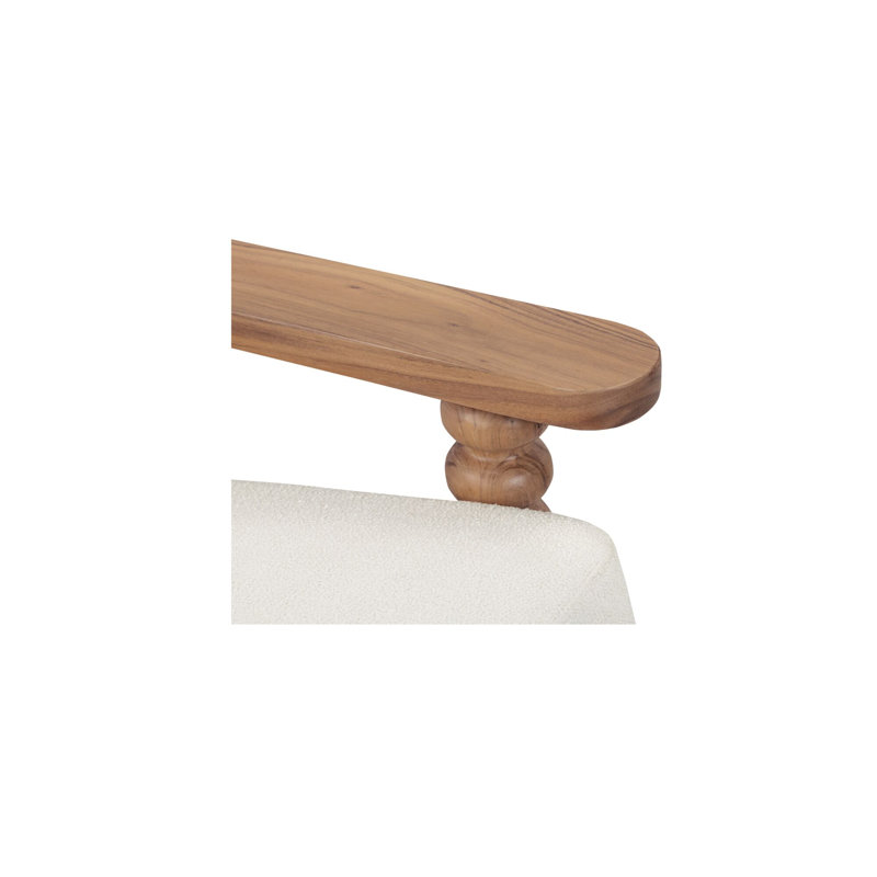 Chaise d'appoint Ingrid - Blanc cassé