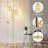 70" Tall Crystal Tree Floor Lamp, With Sparkling K9 Crystal Shade, Rotary Switch, Easy Assemble Lamps For Living Room, Bedroom, Home Office, Girls Room-135777041-135777040