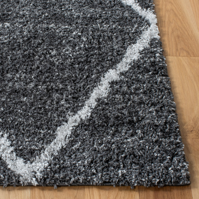 Tapis à poils longs Pouliot, Carré 6 pi 7 po