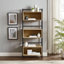 Duryea 162cm H x 67cm W Stainless Steel Bookcase
