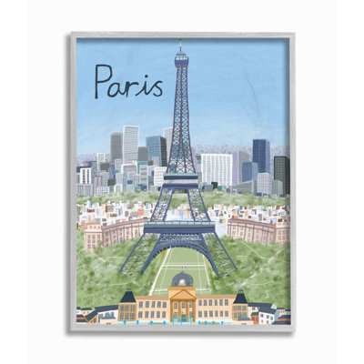 Paris Paris Colorful Repères par Carla Daly - impression d'art graphique