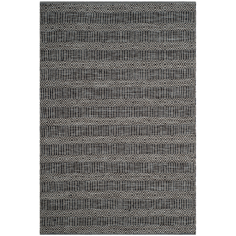 Dryden Hand Woven Cotton Geometric Rug, Rectangle 2'3" x 3'9"