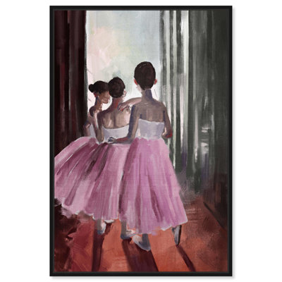 Art rétro, petites filles ballerines par Art Remedy