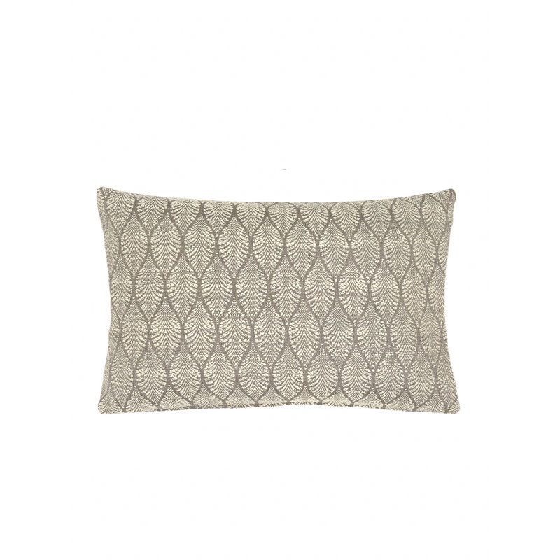 Geometric Outdoor Reversible Throw Pillow, Mocha
