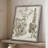 Sepia Botanical Journal IV Framed Print - Solid Wood-1090029581