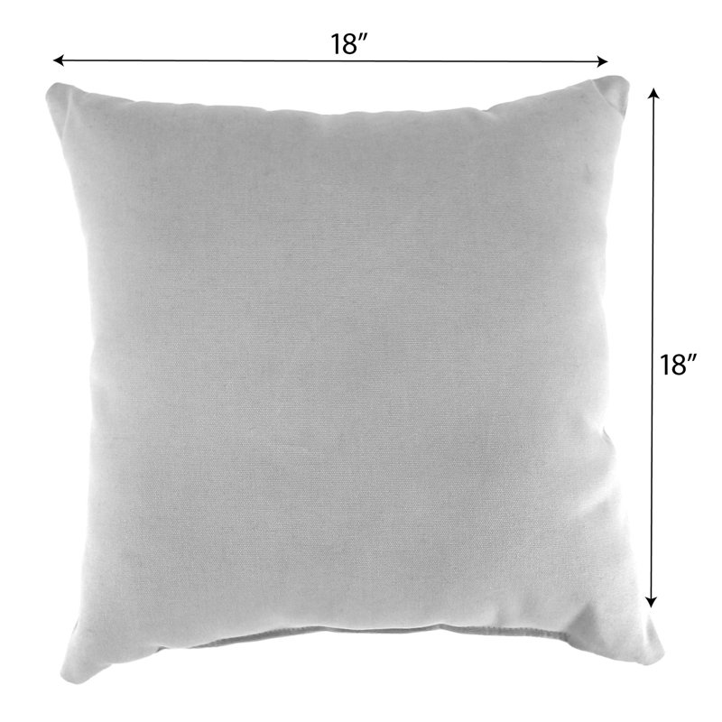 18" Coral and Turquoise Mermaid Tail Embroidered Square Pillow