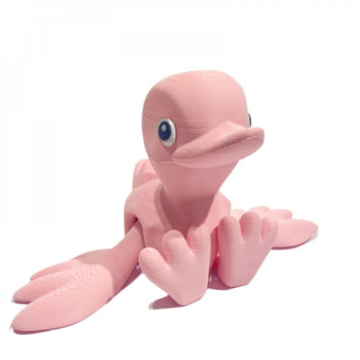 3D Printed Silly Duckling Figurine