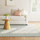 Britley Handmade Tufted Wool Area Rug in Light Green/Ivory