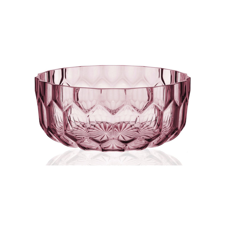 Jellies Transparent Or Mass-dyed Thermoplastic Technopolymer Bowl, Pink