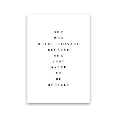 She Was Revolutionary - Print