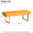 Laytona 46.5"W Tufted Bedroom Bench Entryway Bench with Metal Legs-2086009417-2089941119