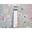 Tapis oriental noué à la main 2 pi x 3 pi 1 po en soie sari colorée avec motif Oushak en laine texturée 62F43C19DFE9414AAB4AC00B6D48B257