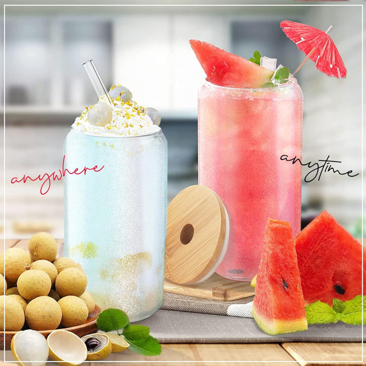 https://assets.wfcdn.com/im/33712862/resize-h755-w755%5Ecompr-r85/2617/261711454/Glass+Tumbler+Sublimation+With+Bamboo+Lid+%26+2+Glass+Straw-Clear+Iridescent+Drinking+Mason+Jars.jpg